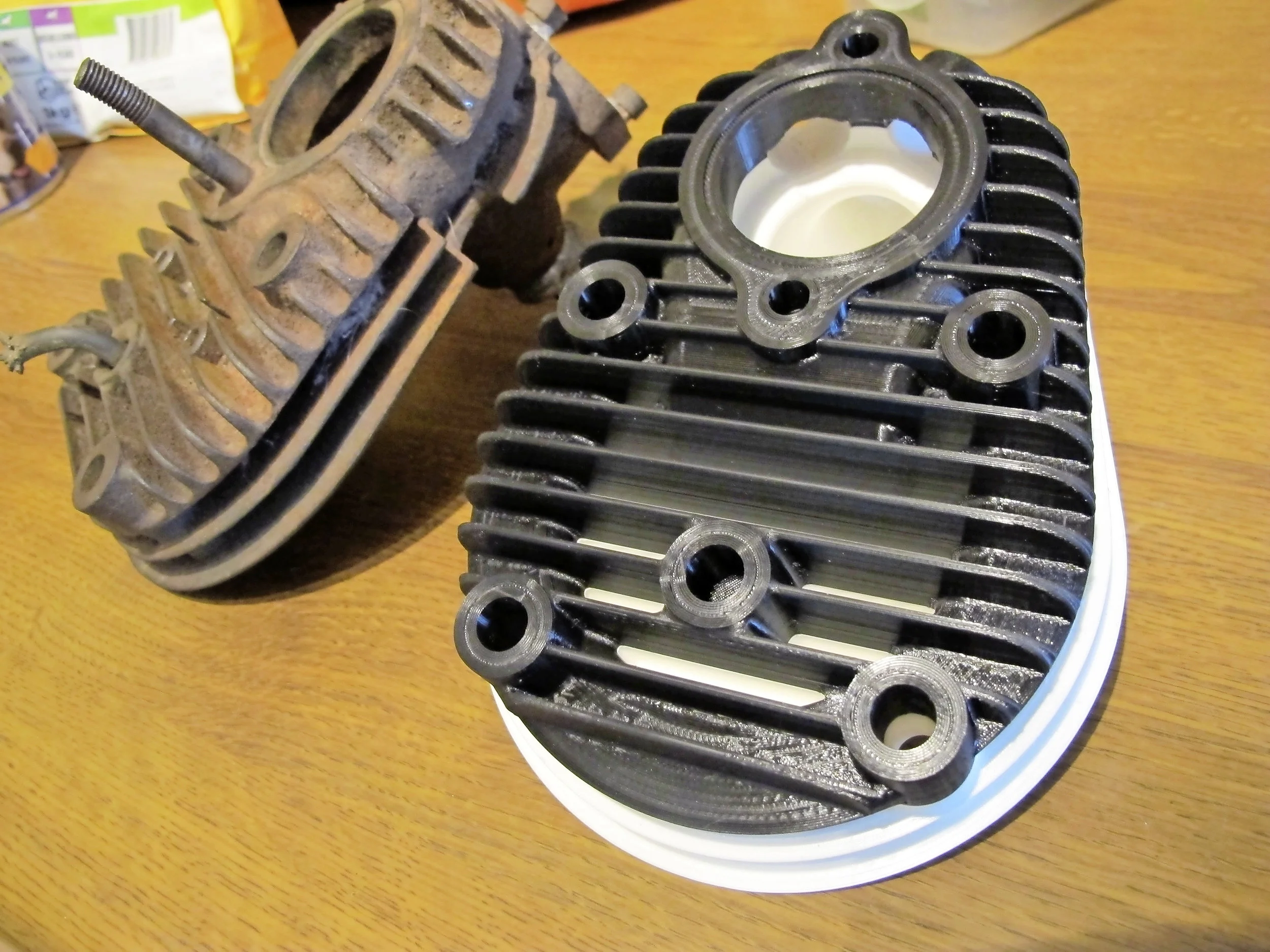 As if by magic... a plastic copy of the Martinsyde cylinder head