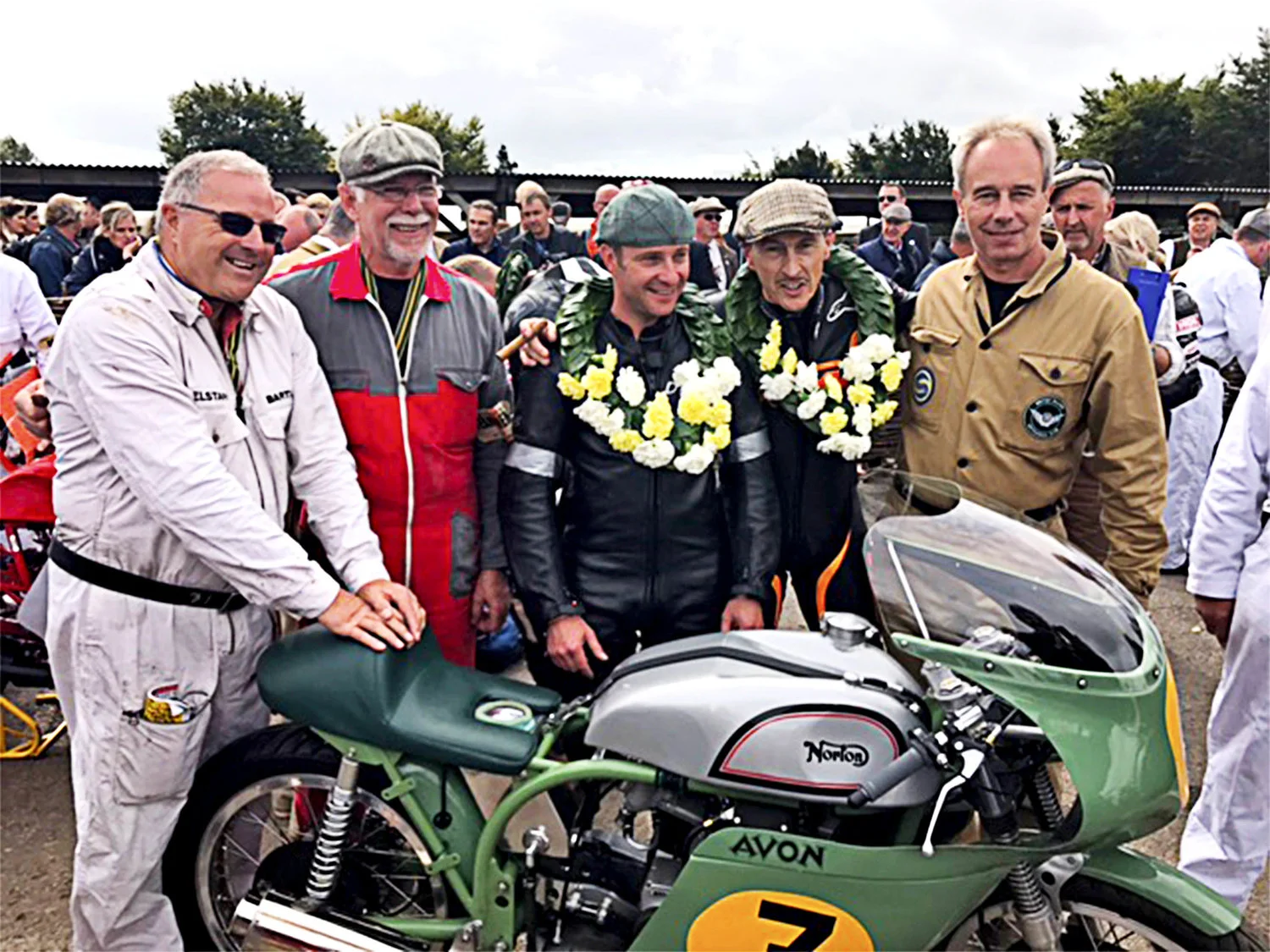 A brace of podium finishes at Goodwood was enough to bag McWilliams the overall win on the Manx Norton.