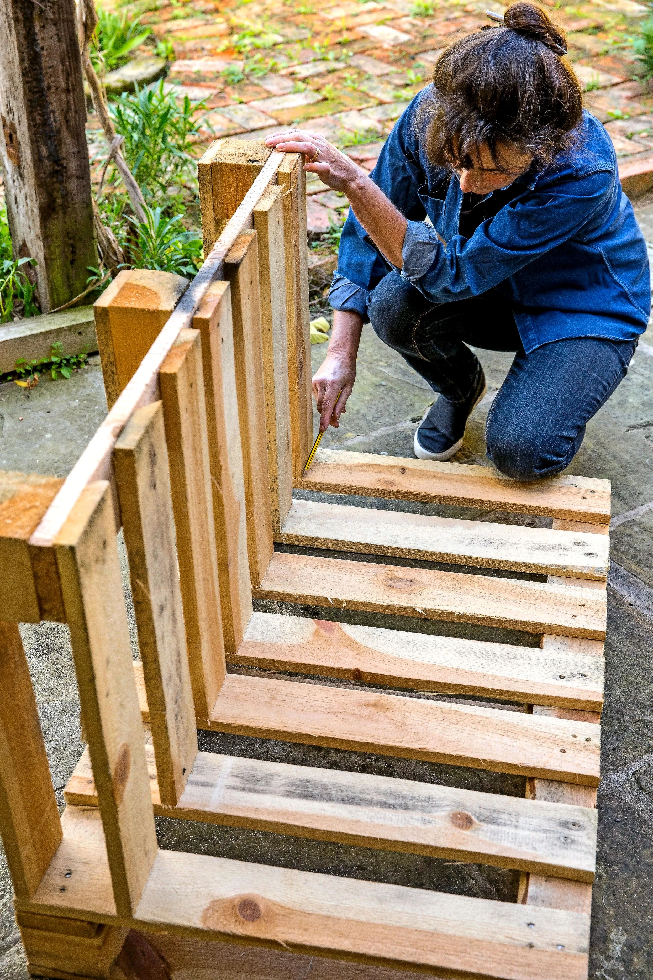 pallet bike rack