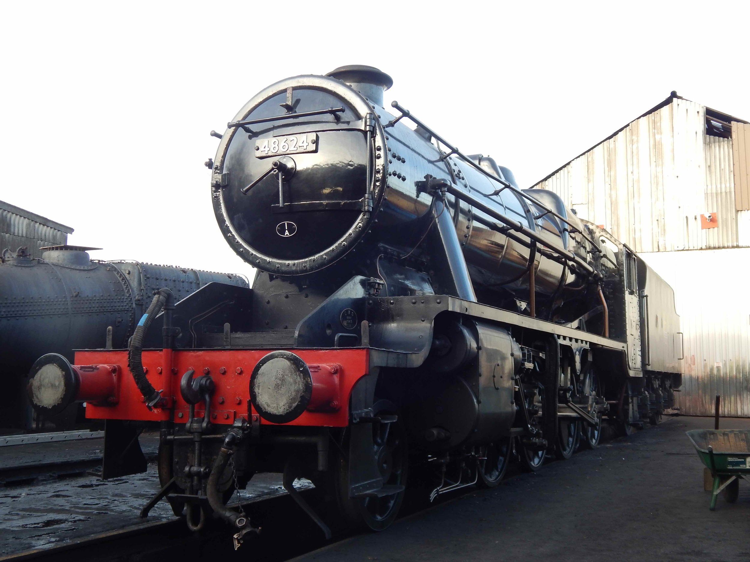 Visiting ‘8F’ No. 48624 will be used to re-create the last passenger train to pass through Llangollen in BR days at the railway’s ‘Along Birkenhead Lines’ gala on March 3-5. PETER DICKINSON