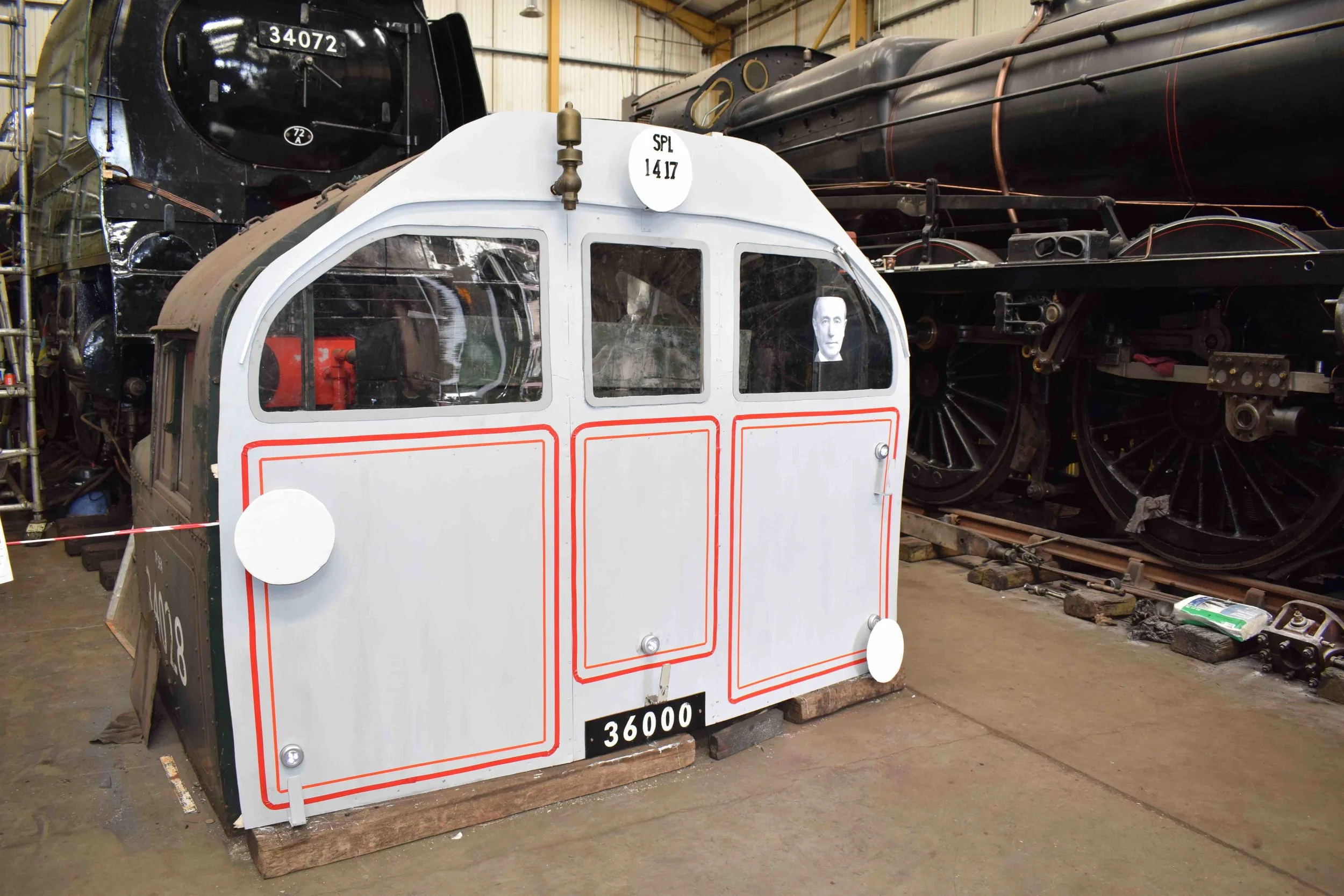 One of the new 'Leader's' cabs is already coming together inside Herston works at the Swanage Railway. It is pictured here on April 1. THOMAS BRIGHT
