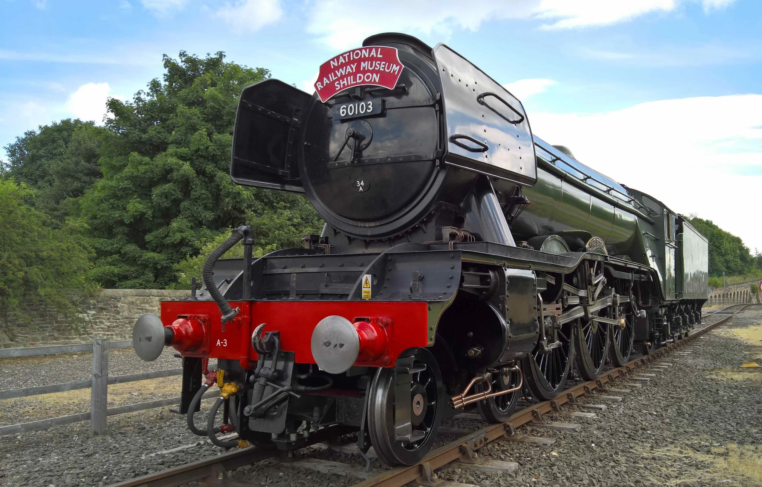 Shortly to return, ‘A3’ No. 60103 Flying Scotsman is pictured at Locomotion: The NRM at Shildon in July 2016. NRM