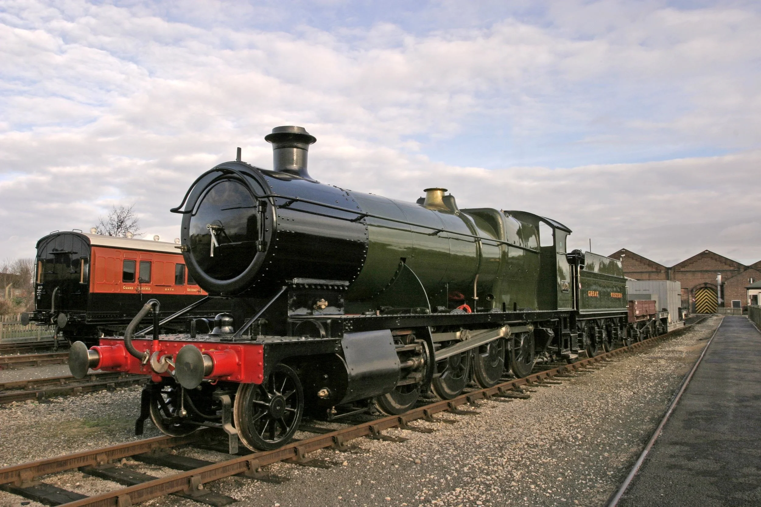 GWR '28XX' No. 2818 is no longer part of the National Collection, as it has been transferred to STEAM - Museum of the Great Western Railway in Swindon. NRM