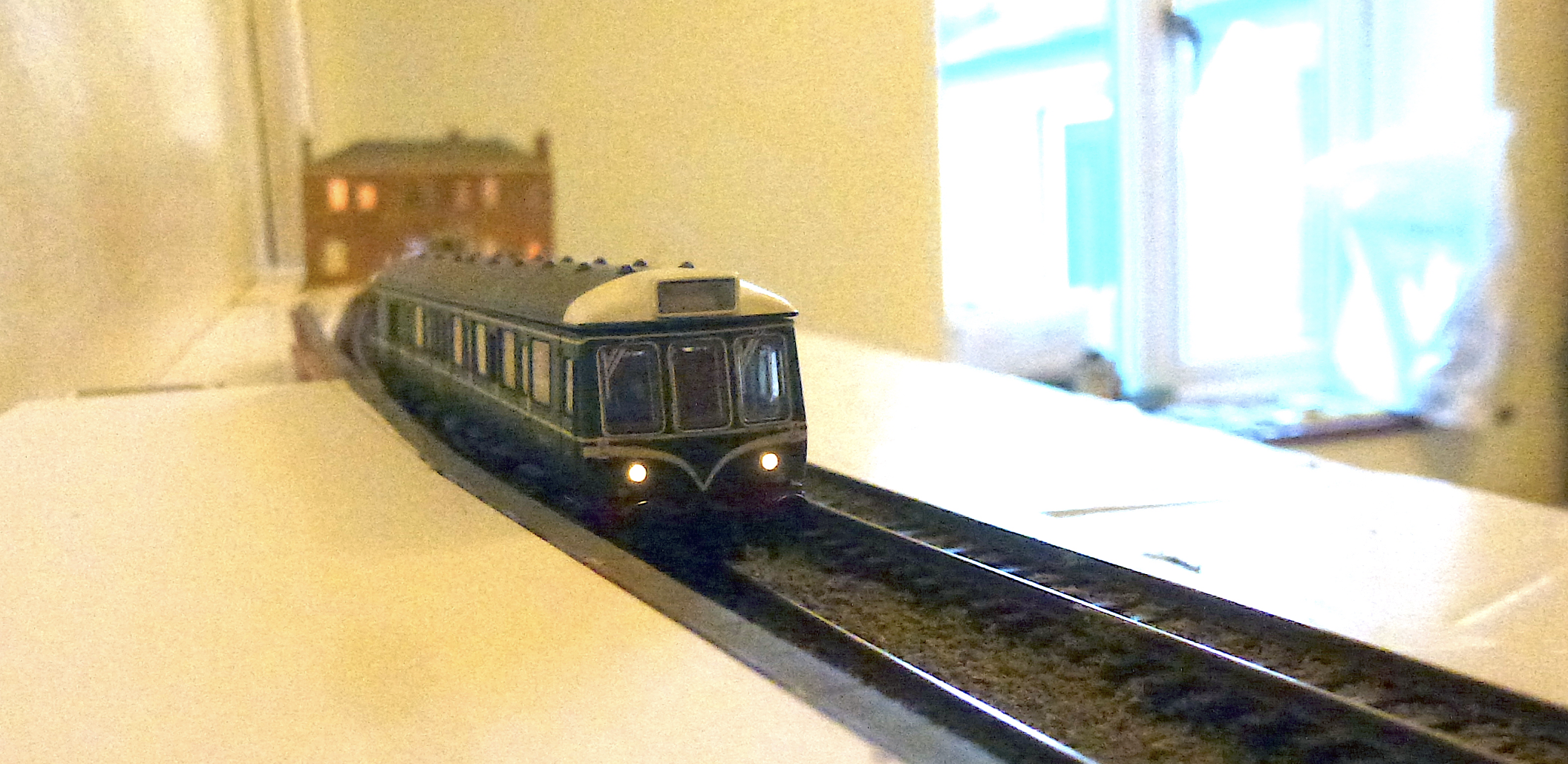 Chris' 'N' gauge 'Staines West' is making progress. CHRIS LEIGH