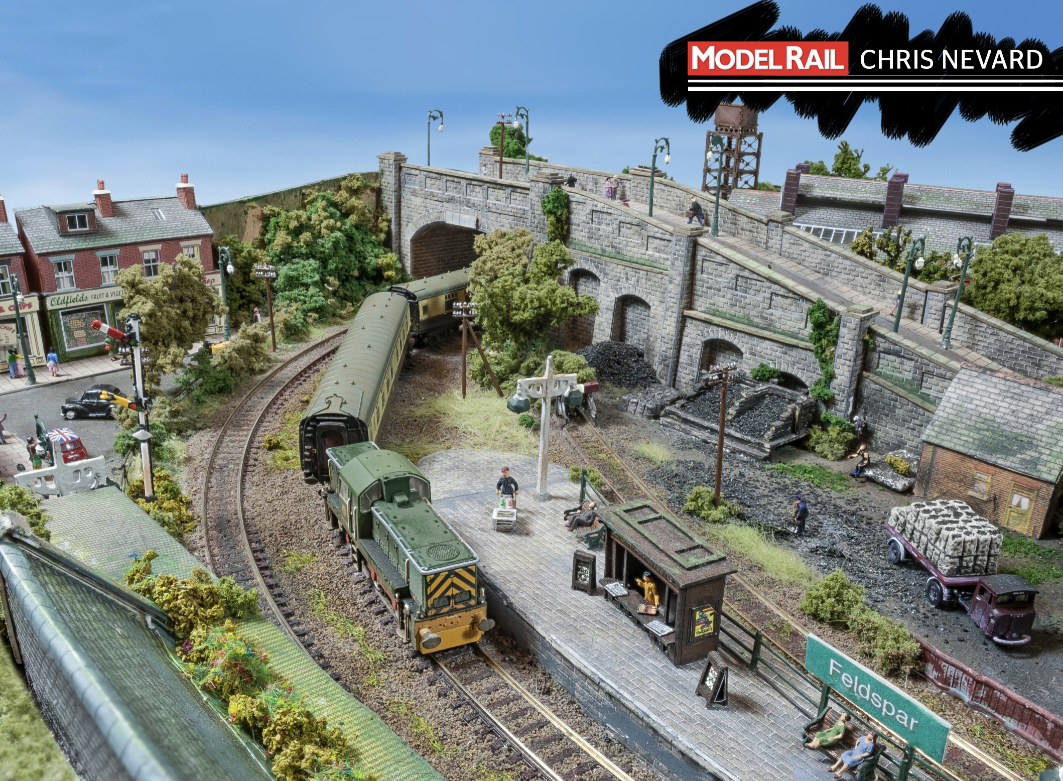 Incredibly, 'Feldspar' is Ray and Anna's first proper layout. CHRIS NEVARD