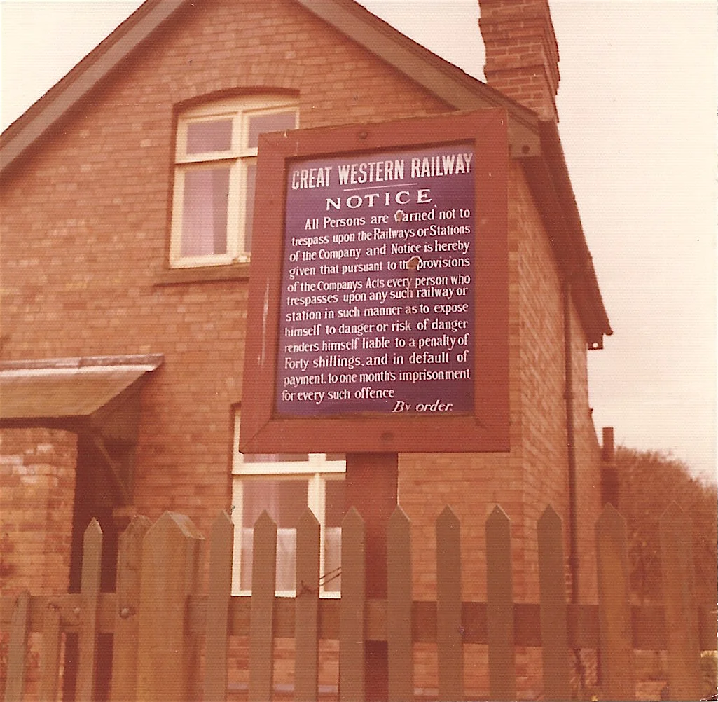 Each crossing on the Shipton branch had one of these neat little crossing keeper’s cottages. Most of them still exist. (CHRIS LEIGH)