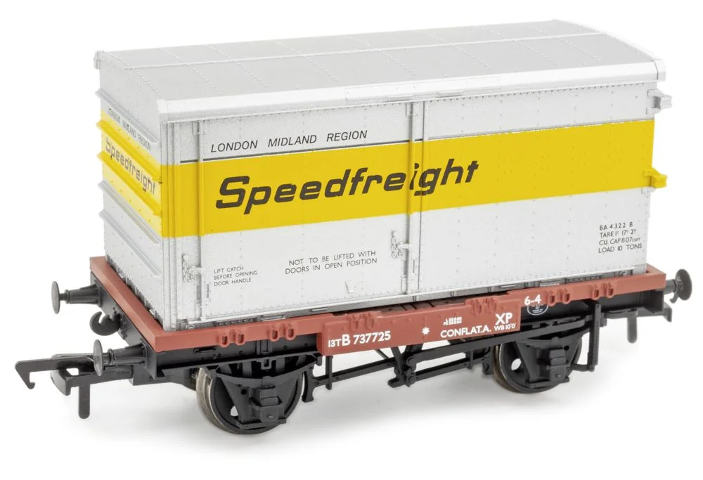 Bachmann 'Conflat' with BA container