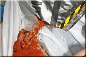 3. Liberally cover the damp meat with dry The Source groundbait