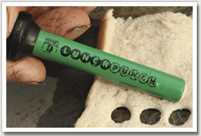1. The key equipment is a 12mm Seymo Lunch Punch (£4). Load it with 6-10 punches of bread