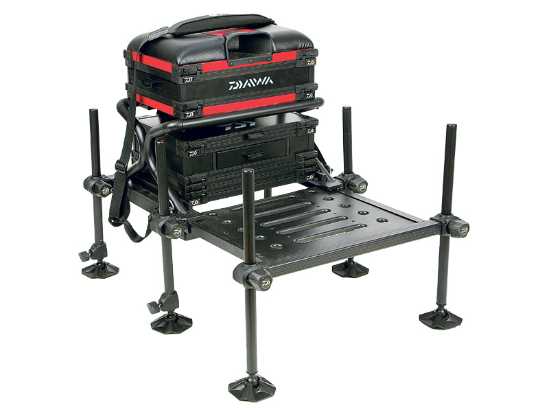 daiwa sea fishing seat box Guide Series Boat with Slide Out Drawer (color: Silver) Fishing Box Sea Fishing Seat