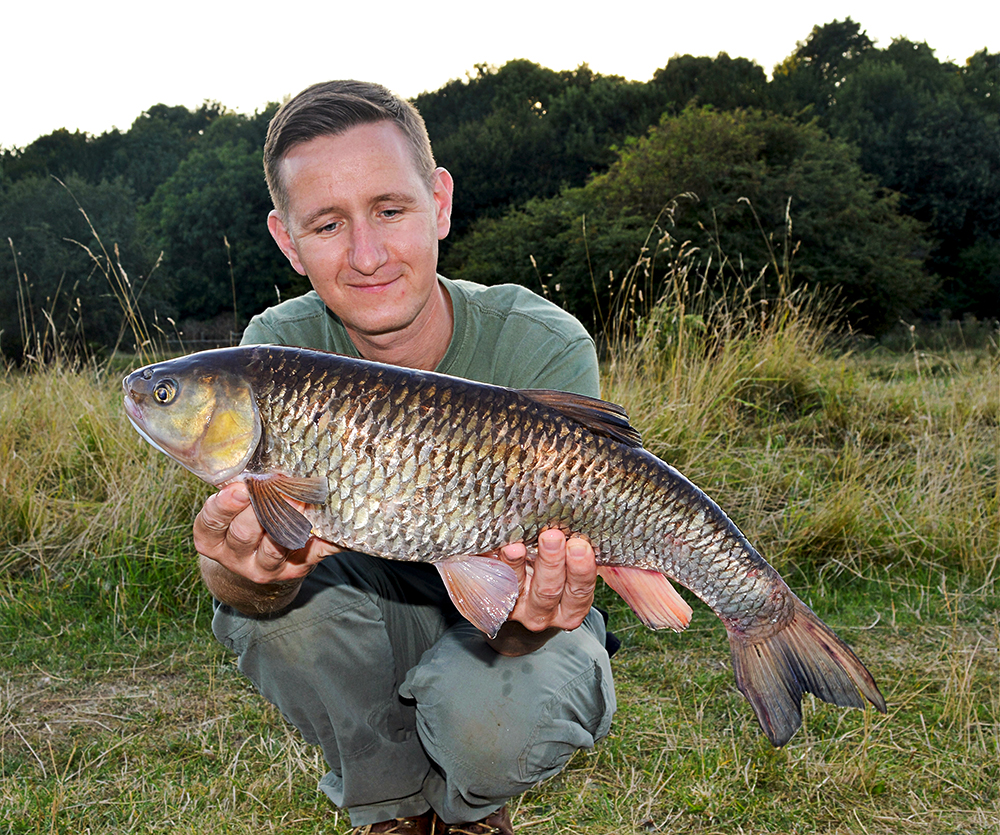 Alfie Naylor's 7lb 2oz chub from the Trent