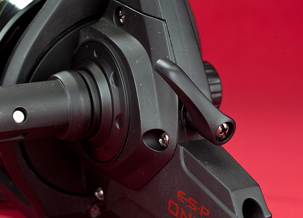 The rear anti-reverse is quick and easy to find