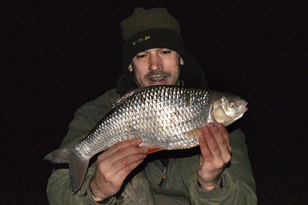Daniel Woolcott took this 3lb 11oz roach on the first session of his current winter campaign at Highbridge.