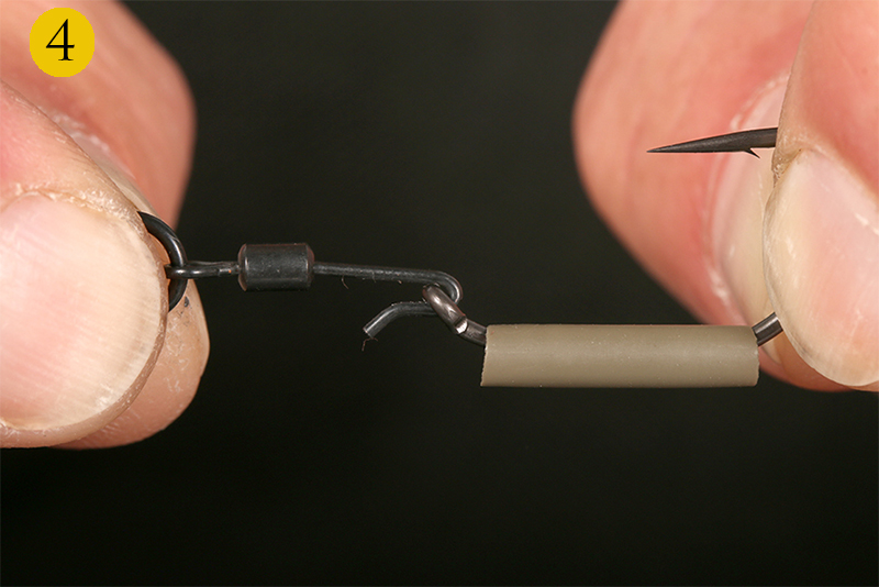 The crook will distort slightly as it is opened up.