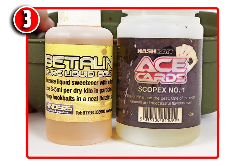  Add a teaspoonful of Scopex No.1 flavour and half a teaspoonful of intense sweetener or Betalin sweetener.
