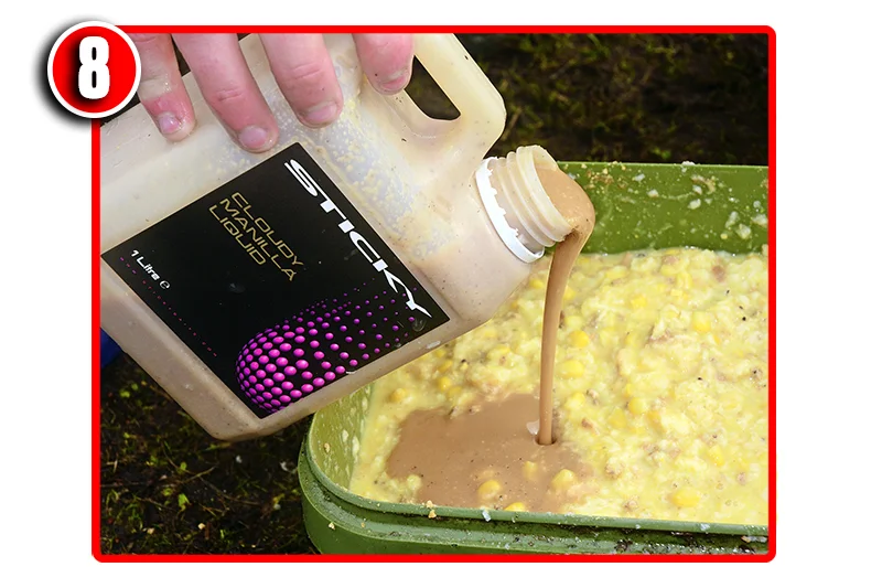  A glug of Cloudy Manilla liquid helps to enhance the flavour trail of the mix
