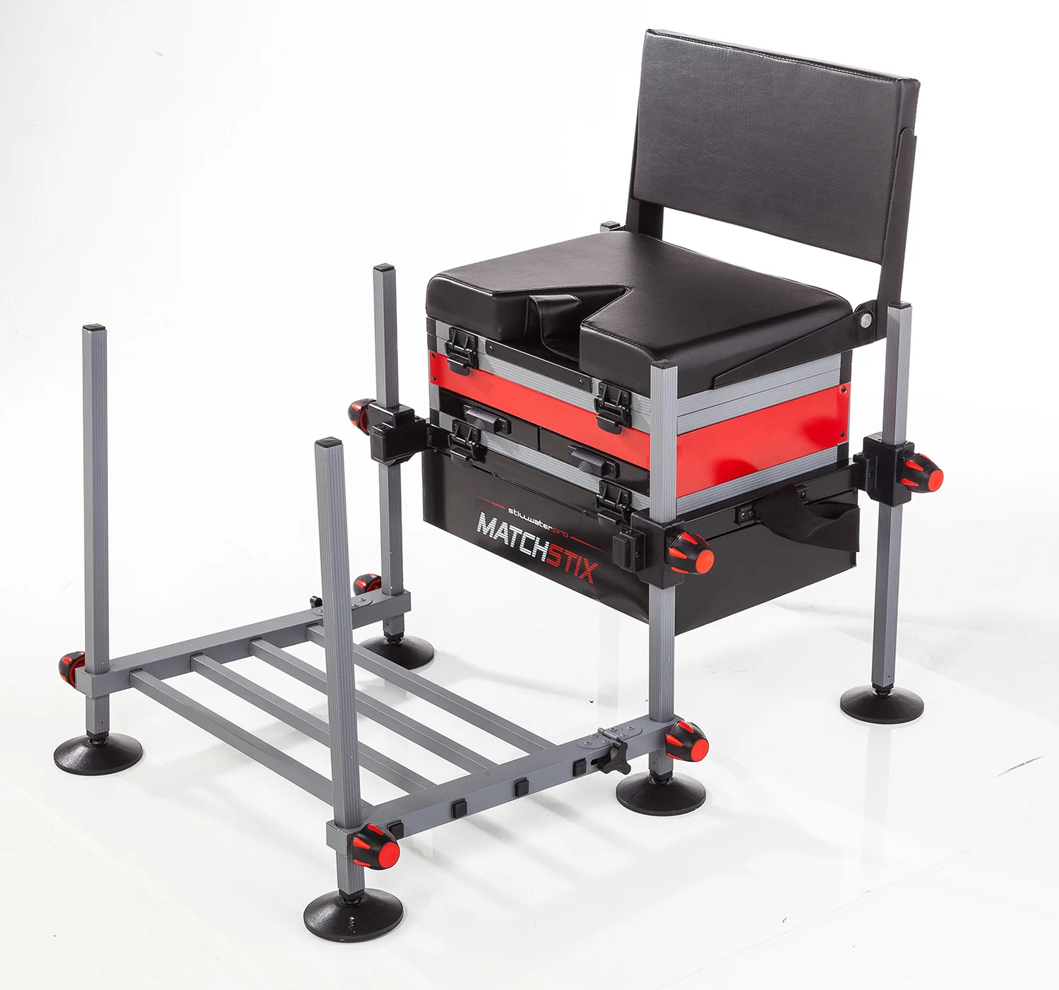 fishing seat box with backrest
