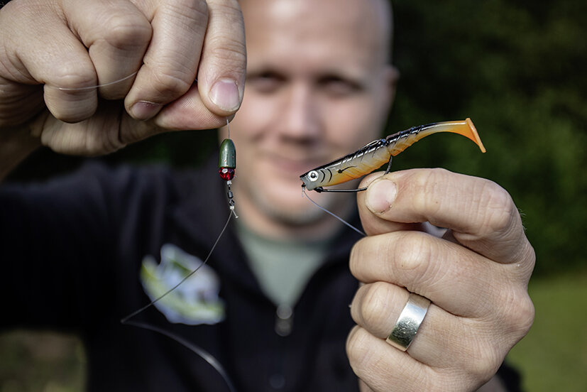 Pre tied wire Dropshot Rigs Perch Zander Chub fishing Pike