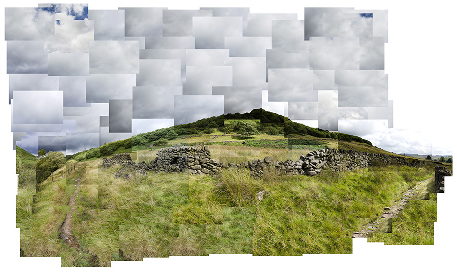 The wide scene was captured in over 140 individual shots and took a few hours to put together in Elements.