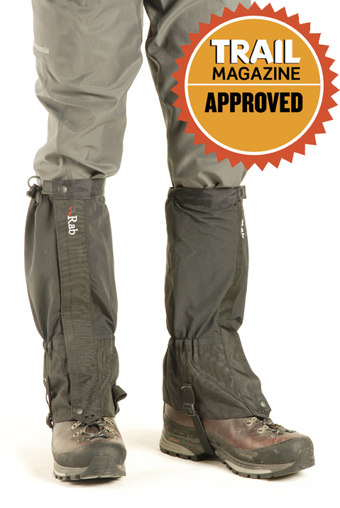 Sprayway Mens Leg Waterproof Abrasion Resistant Gaiter Black