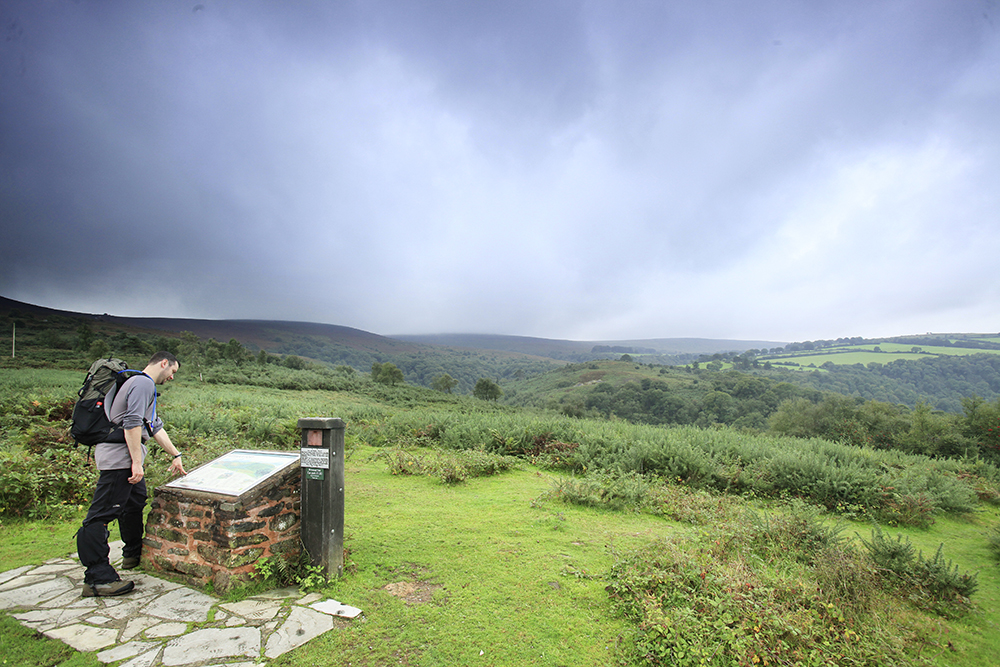 Looking into Exmoor. Photograph : Tom Bailey / Country Wlaking Magazine