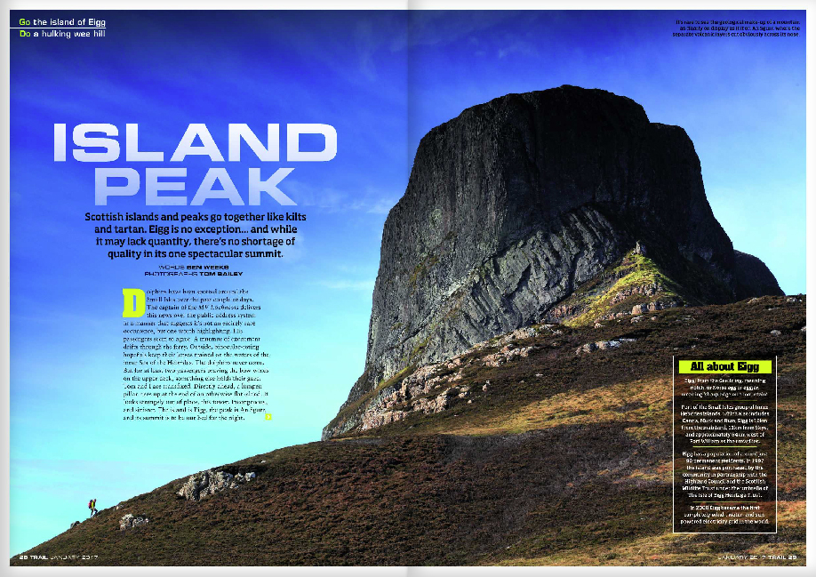 GO the island of Eigg - DO a hulking wee hill.