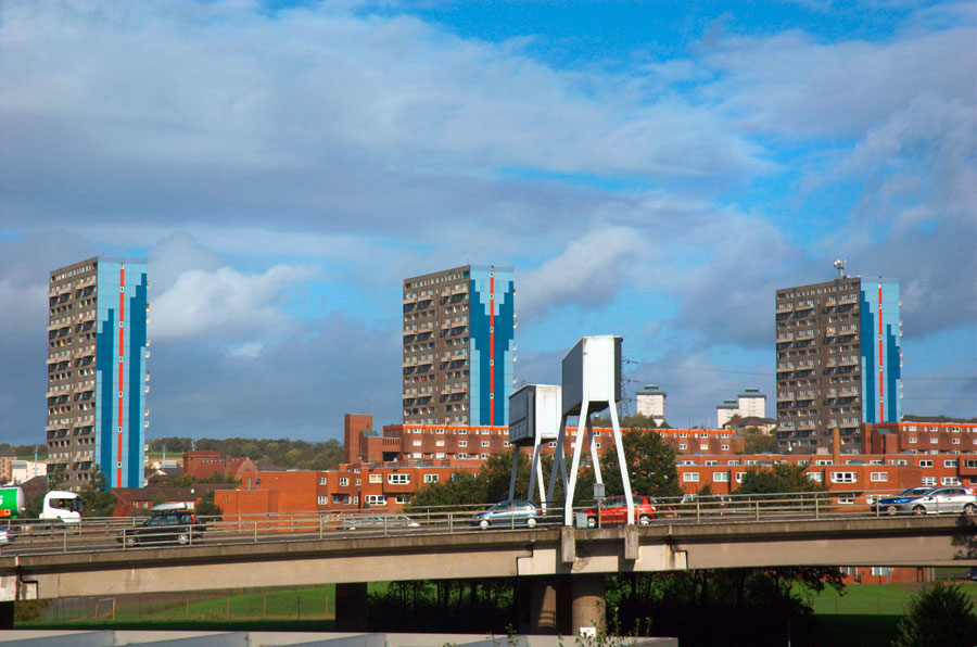 "In Glasgow, the middle tower was my ‘baseline’ feature as I travelled towards the spot this picture was taken. The motorway in the foreground was the ‘hook.’ Navigating in urban environments is great practice for the hills."