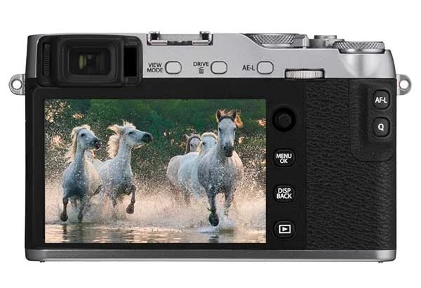 Touch functionality New touchscreen technology has been built into the X-E3, allowing users to tap to focus or swipe through images like on a smartphone.