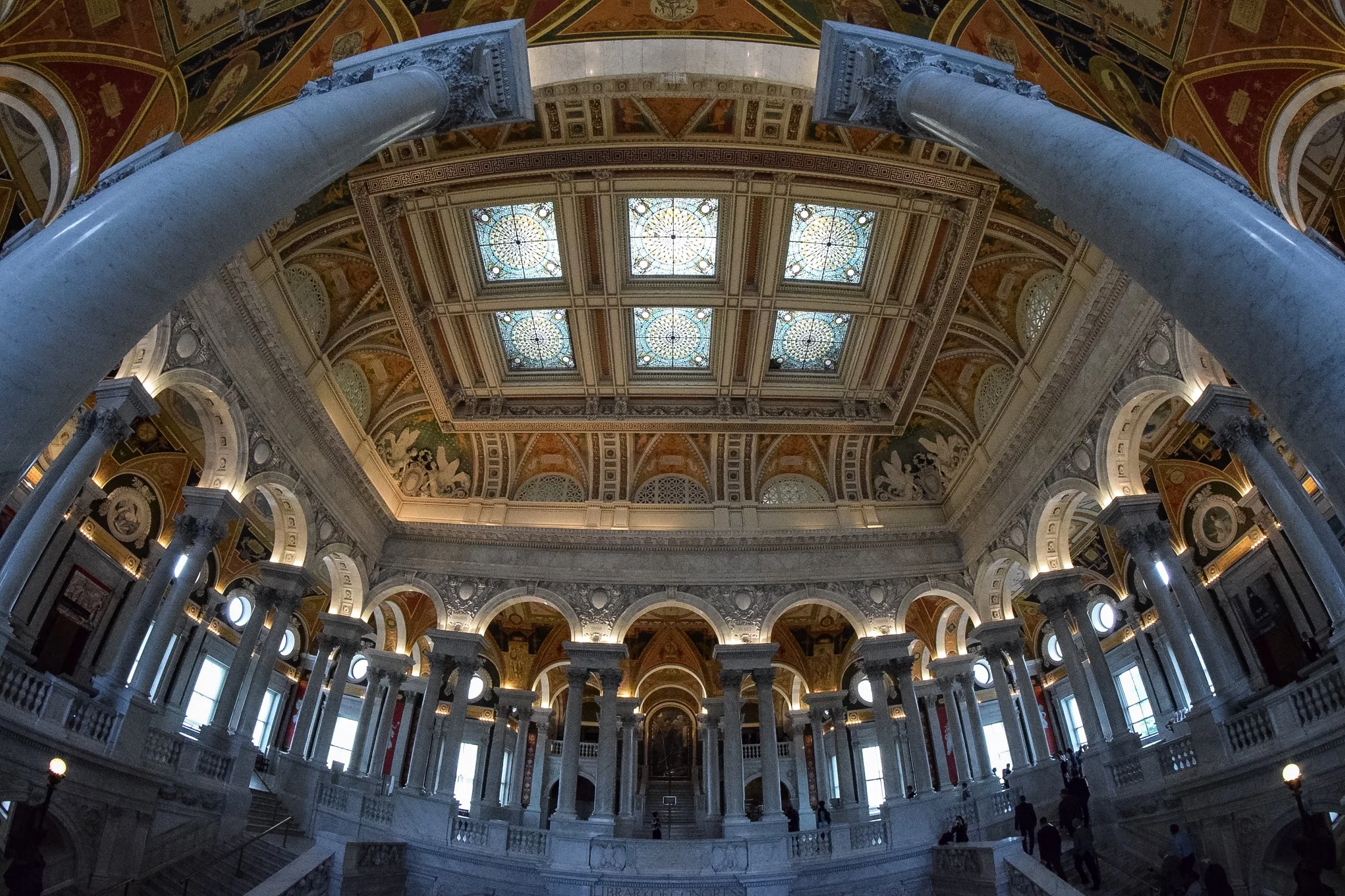 The Library of Congress is free to tour and features some of the most stunning architecture in the district.