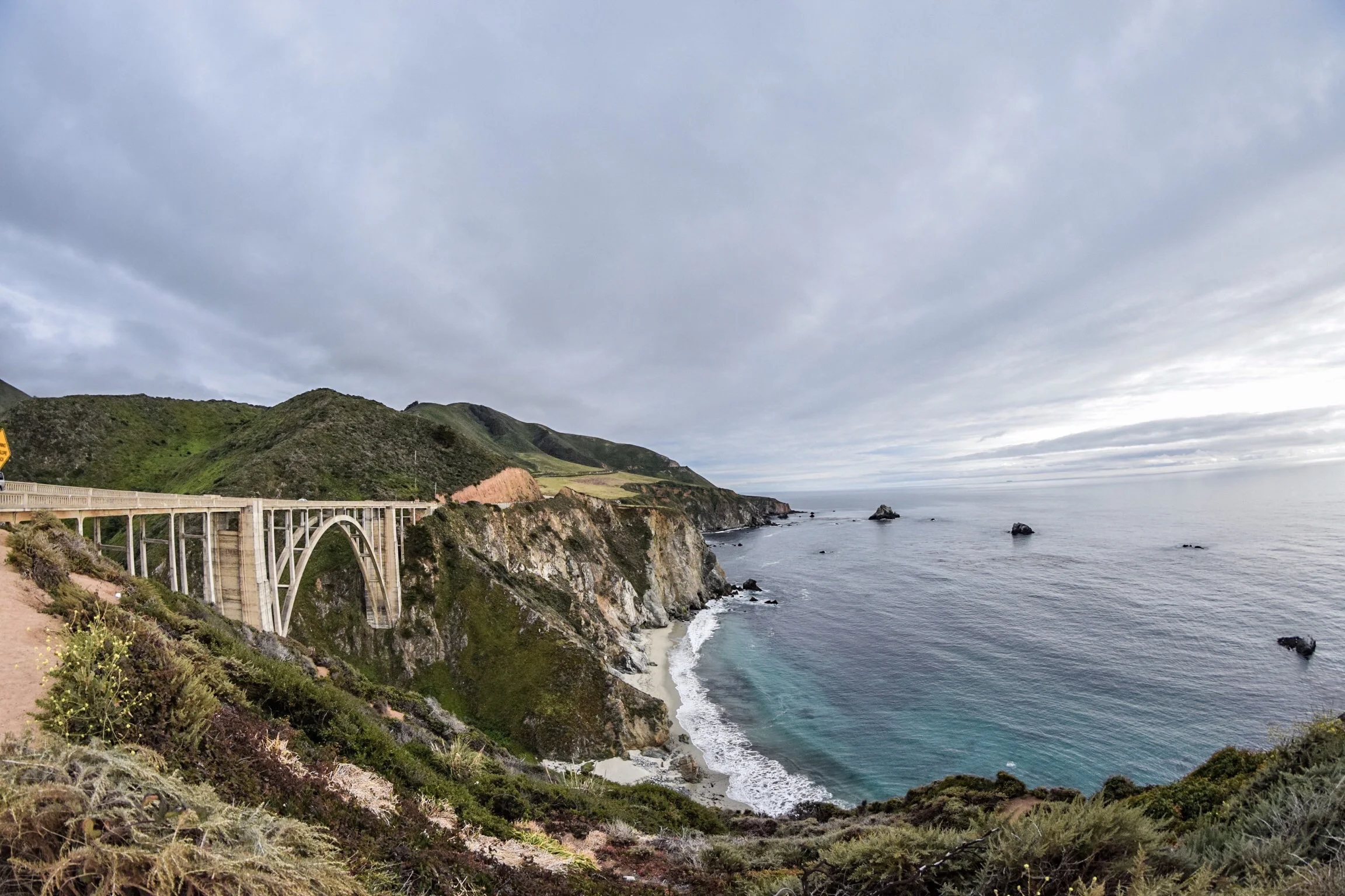 Bixby Bridge, north of Big Sur and south of Monterrey