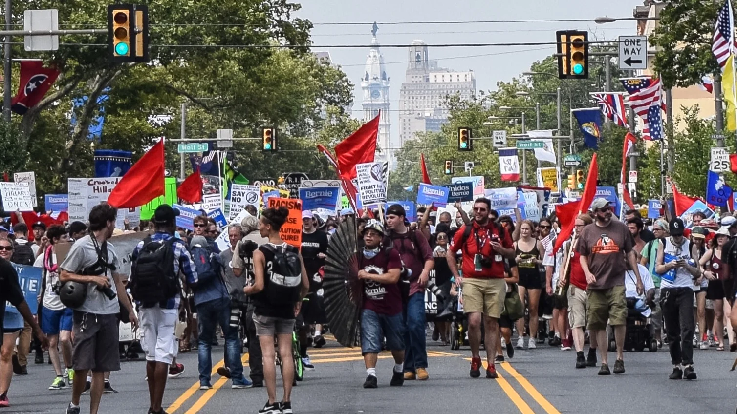 Protest on Broad Street