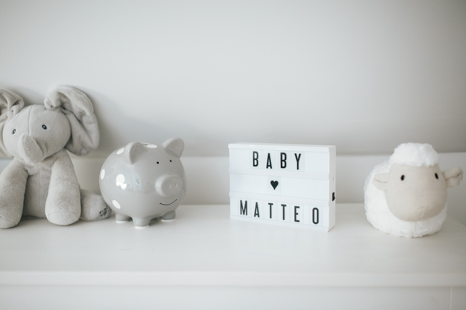 neutral grey and white nursery details - Newmarket In-Home Photos