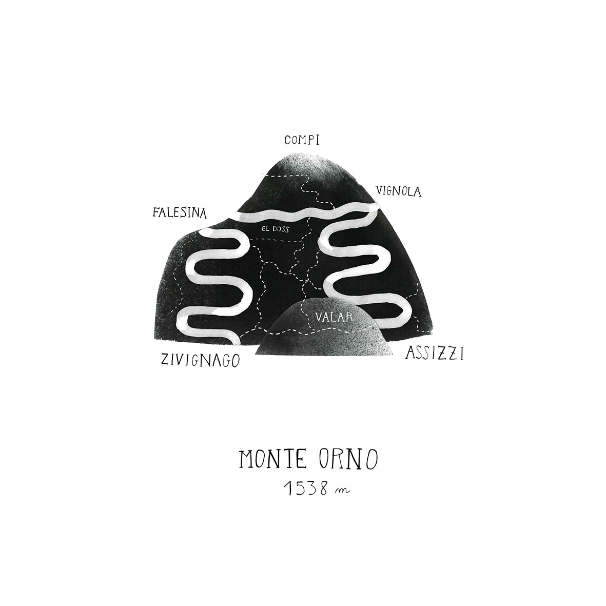 Monte Orno Mappa