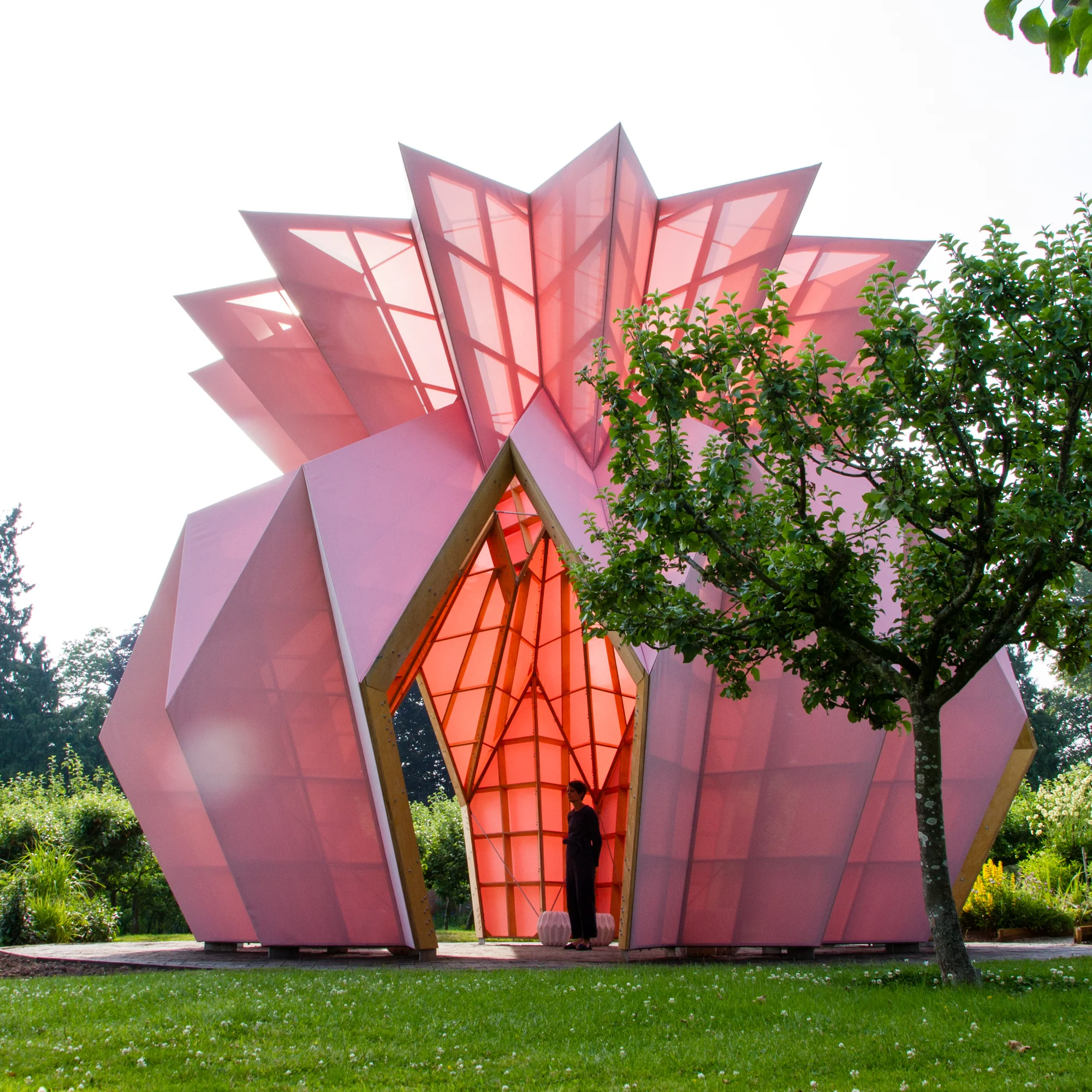 The pavilion is part of the National Trust programe Trust New Art , launched to introduce more contemporary arts into their heritage sites to reflect the increasing diversity of their audiences.