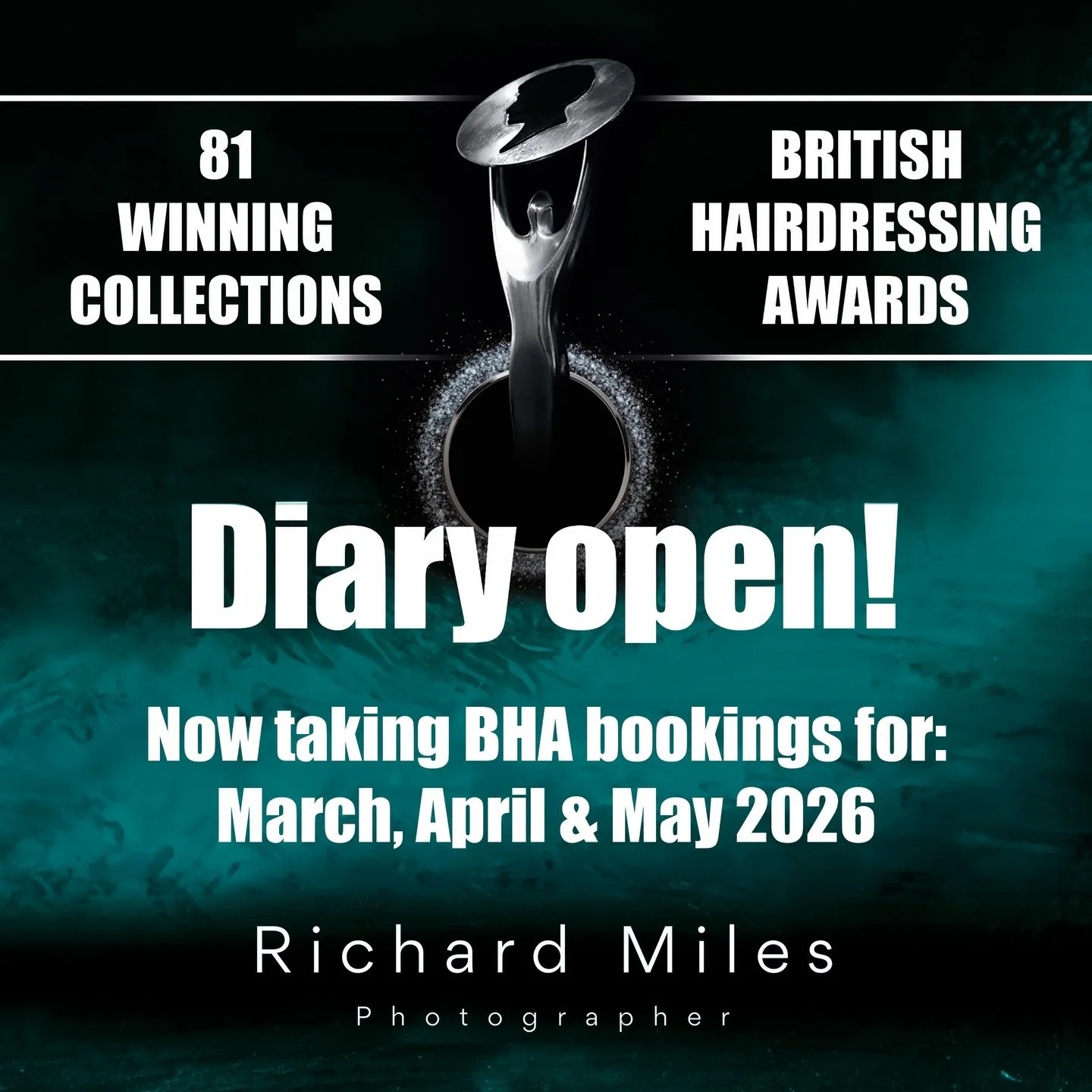 ✨ Now taking bookings for BHA 2026 ✨

If the British Hairdressing Awards are your goal, now&rsquo;s the time to start shooting and shaping your vision. Big wins don&rsquo;t happen last minute!

Over the years I&rsquo;ve been lucky enough to work alon