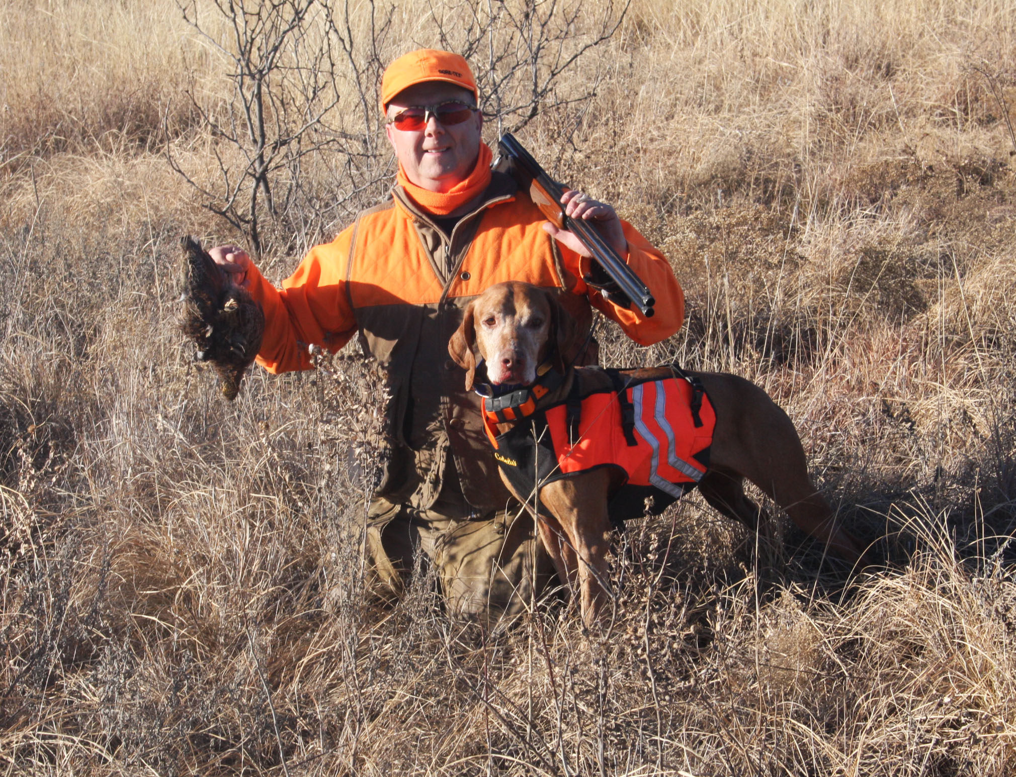 Alan Blakemore with "Colt" at sandy sanders wma