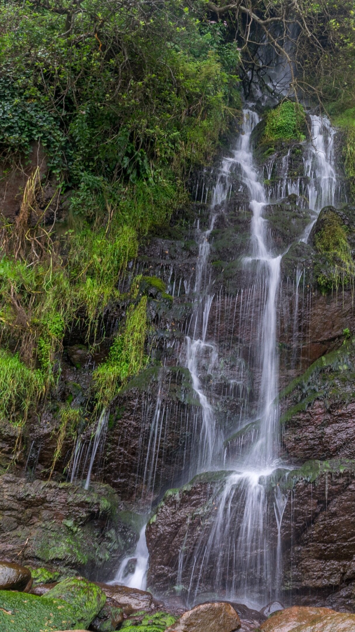 Waterfall in Exmoor National Park 