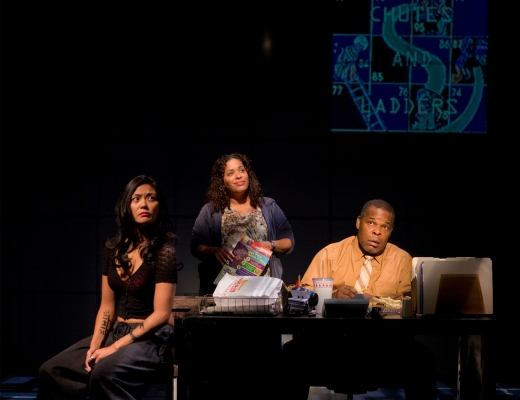  “If you want evidence that American playwriting is in very good hands,&nbsp;you need look no further.”&nbsp; Bloomberg News   Teresa Avia Lim, Liza Colon-Zayas, and Ray Anthony Thomas 