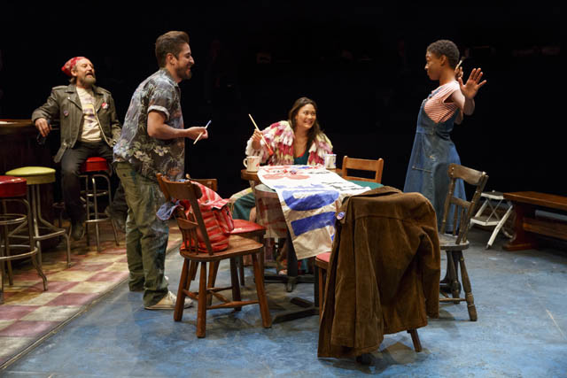 "A coterie of colorful regulars hang out, share the local news, and support each other through major life events . Daphne's Dive pulsates with life and Philly flavor." - Broad Street Review Gordon Joseph Weiss, Matthew Saldivar, KK Moggie, and Samira Wiley