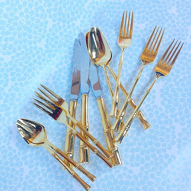 GOLD FLATWARE RENTAL