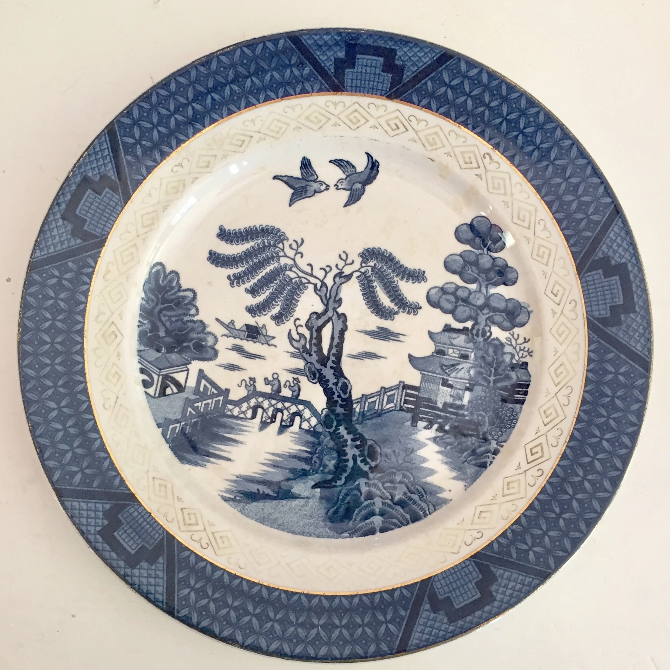 RENTAL CHINA DOUBLE PHOENIX IRONSTONE PLATES