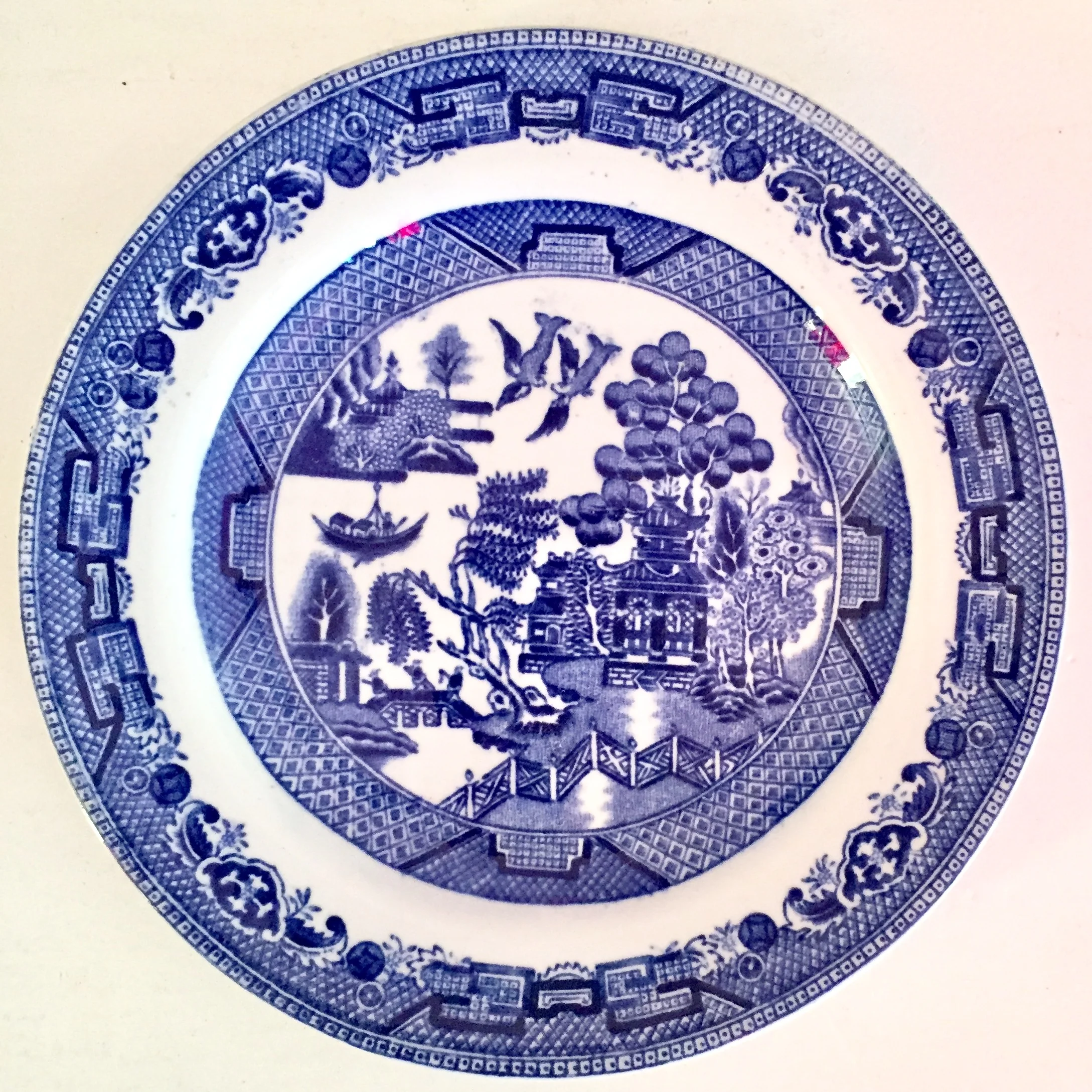 RIDGEWAY ENGLAND SEMI CHINA BREAD AND BUTTER PLATES