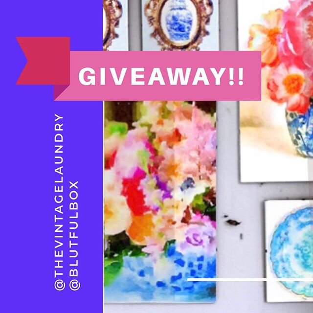 💙GIVEAWAY💙
With our Blutful.com website launch happening at the end of this week, I can&rsquo;t think of a better time to give away a $50 gift card for @BlutfulBox designs! 💙
To enter:
(1)Follow @BlutfulBox
(2)Follow @TheVintageLaundry
(3)Like thi