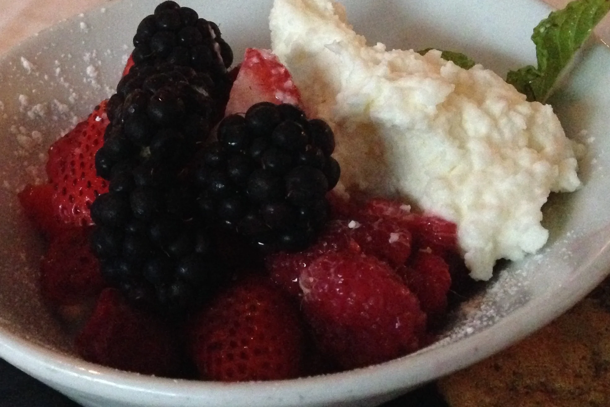 Eddie V's Berry Dessert