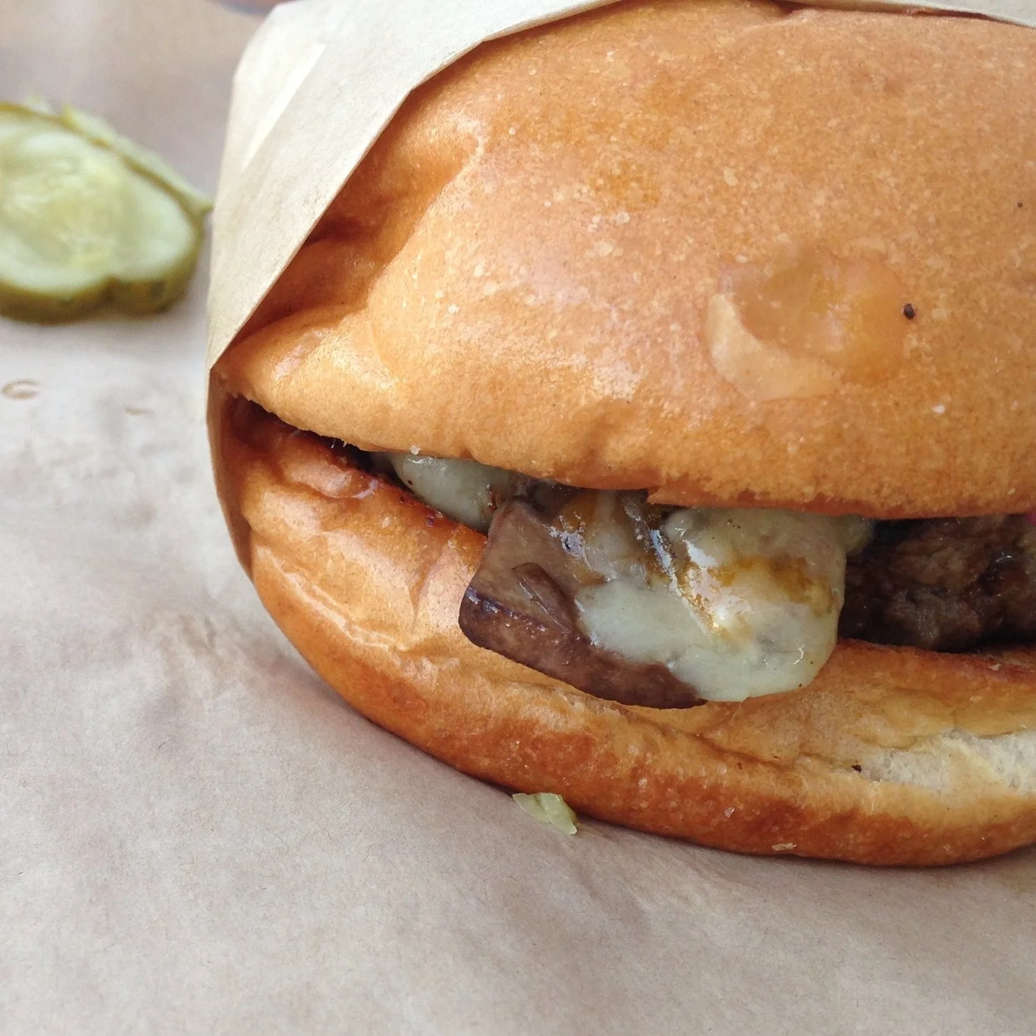 Rodeo Goat Mushroom Burger