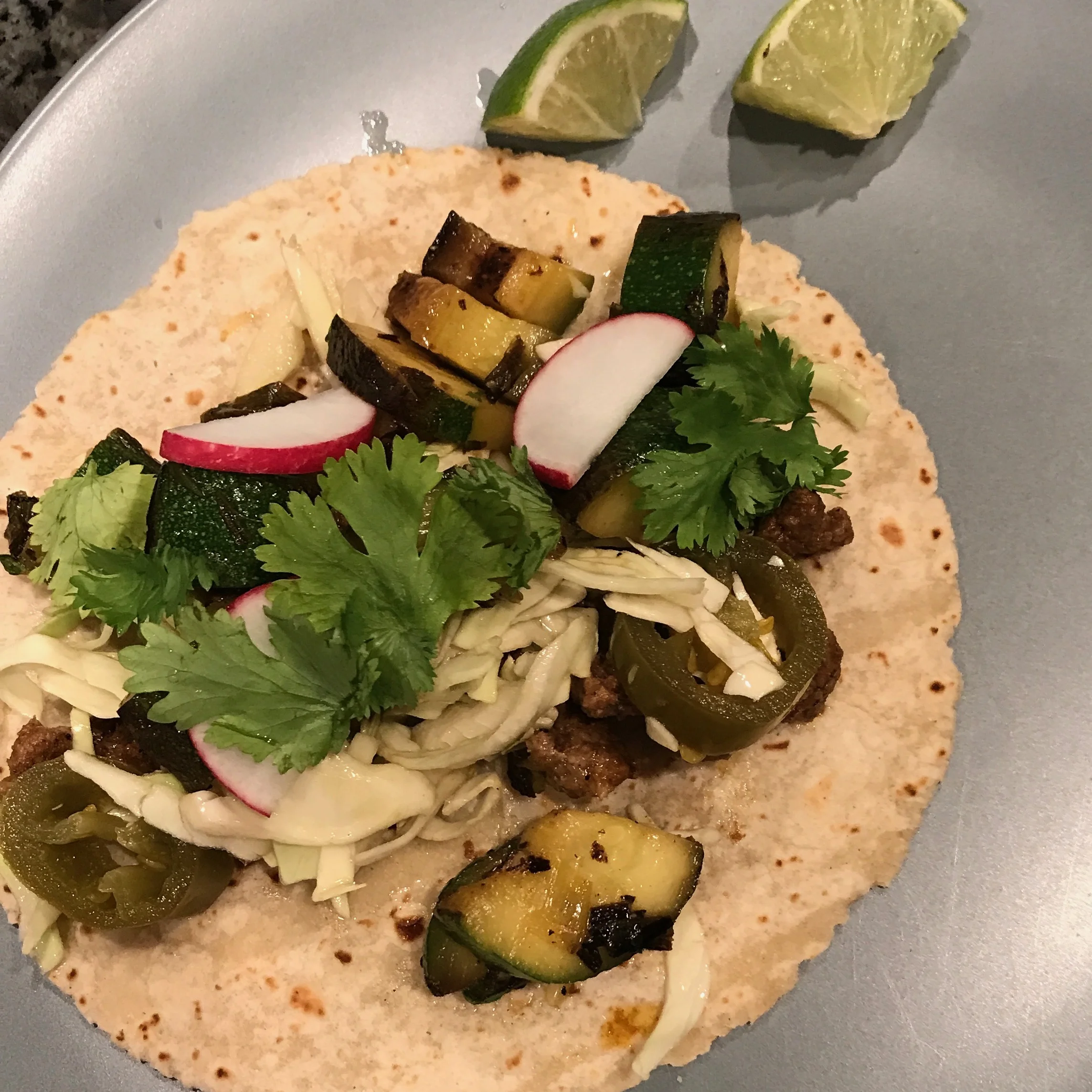 Tacos w/ store bought ingredients