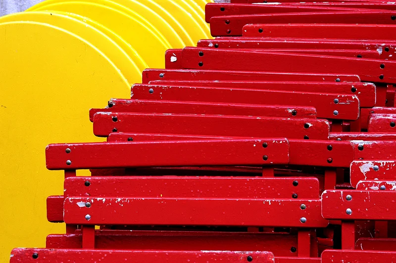 Yellow and Red