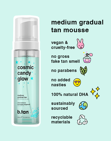 BTan Cosmic Candy Glow Gradual Tanner