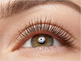 natural curled lash lift no extensions