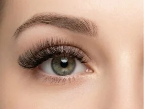 full volume fluffy eyelash extensions glamorous
